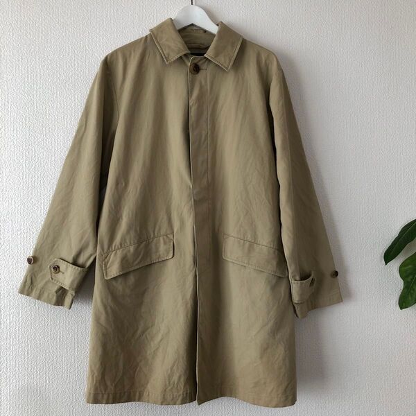 thebluebearゴーカンパニーコットントレンチコートベージュM黄土色