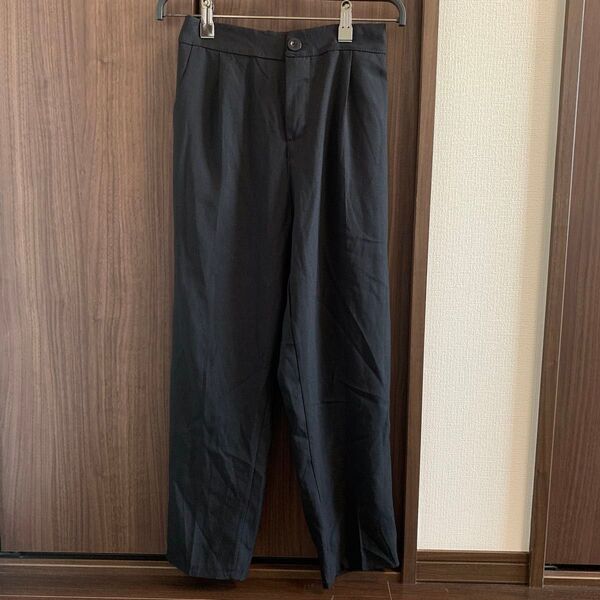 美品!レディース 通勤 スラックス ブラック