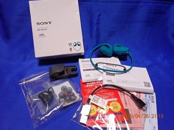 SONY NW-WS414 ウォークマンWシリーズ ブルー DIGITAL MUSIC PLAYER 8GB