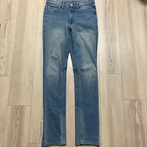 INHERIT インヘリット ストレッチストレートデニム ライトブルーM