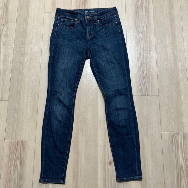 Gap Legging ダークブルー ストレッチスキニーデニム
