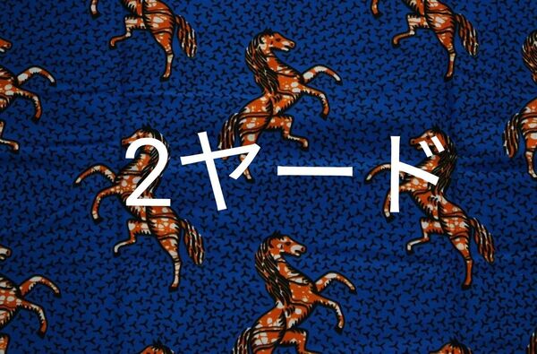 アフリカ布 2ヤード アフリカンバティック アフリカンプリント パーニュ
