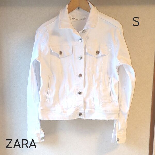 ZARA ザラ ダメージ デニムジャケット Gジャン サイズS