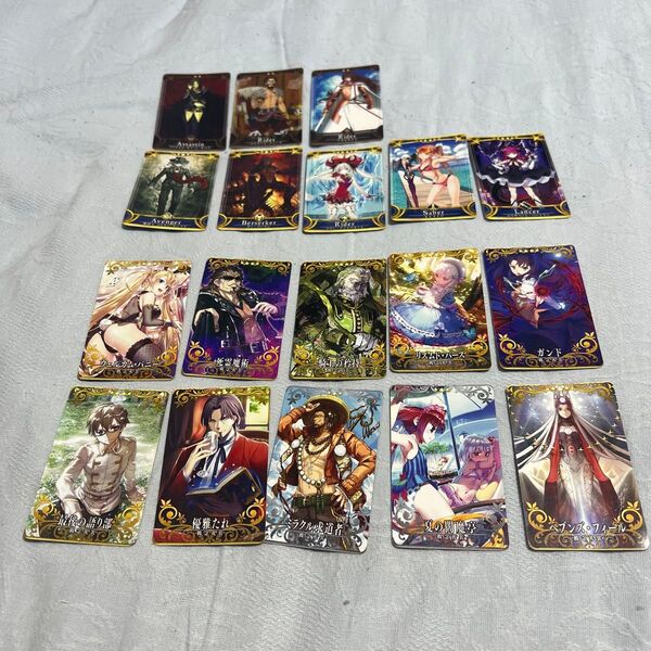 Fate/Grand Order アーケード カード 18枚 まとめ売り