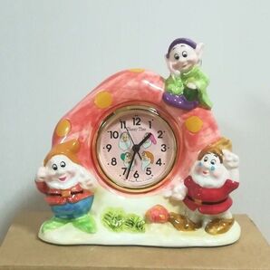 ディズニー 白雪姫の7人の小人 置時計