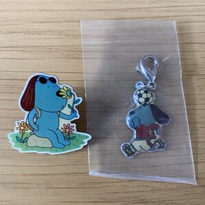 フジテレビ ラフくん ピンバッジ ファスナーホルダー