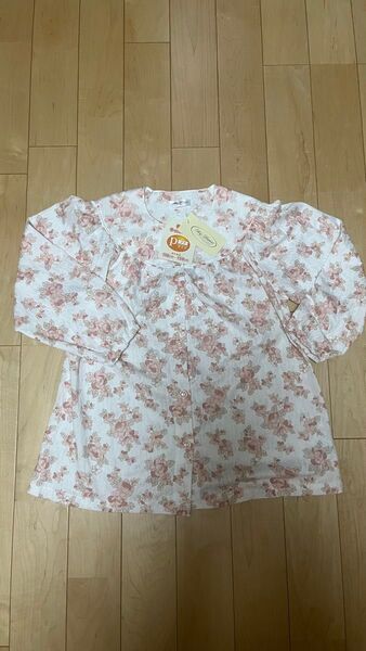 開封済み新品未使用 My House 長袖 パジャマ ルームウェア ピンク 花柄 M