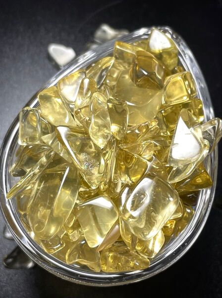 レモンクォーツ【硫黄水晶】さざれ◆100g◆浄化に♪天然石◆パワーストーン