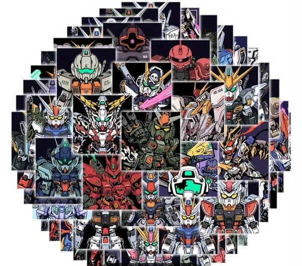 ガンダム ステッカー約60枚セット