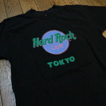 90s Hard Rock Cafe Tシャツ TOKYO XL ブラック ハードロックカフェ ロゴ 半袖 シングルステッチ_画像1