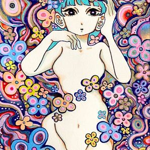 原画「春を呼ぶ」