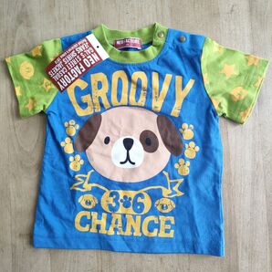 NEO FACTORY 未使用 Tシャツ 80cm タグ付き 犬柄