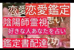 陰陽師まとめて霊視　家族も見ます　自宅に鑑定書配達　楽しみに。病負けるな　お守りつき