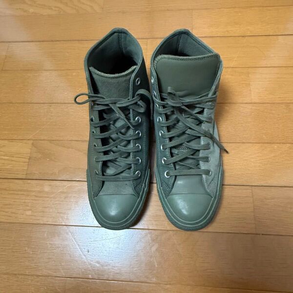 Converse オリーブグリーン ハイカットスニーカー27.5cm
