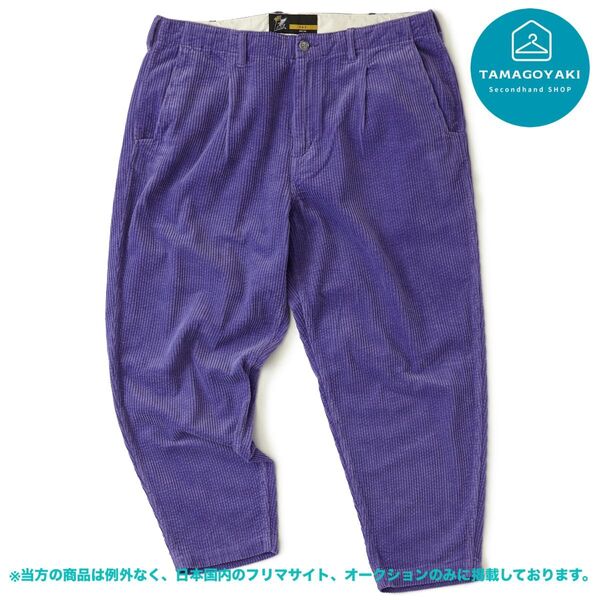FAT ・CLIPPER SKINNY PURPLE ・JUMBO ビッグサイズ エフエーティー コーデュロイパンツ 紫 XXL