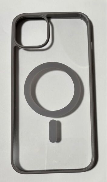 iPhone15 Plus プラス ケース グレー MagSafe対応