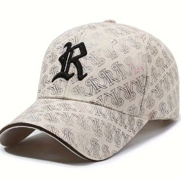 Rロゴ キャップ ベージュ メンズ レディース 帽子