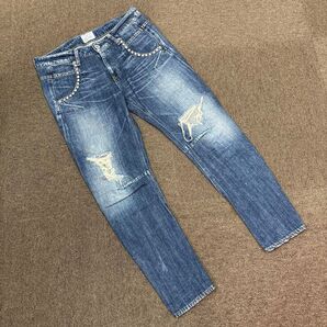 【J②】 Ungrid デニムパンツ インディゴ 25 1点もの売切御免!