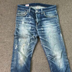 EDWIN ダメージジーンズ E5037R W30 JESSM③ 1点もの売切御免!
