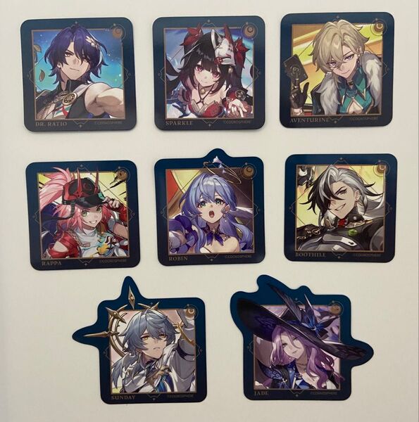 崩壊:スターレイル × スシロー 限定コラボピック 全8種 美品
