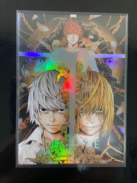 希少 デスノート DEATH NOTE カード ホイル加工(粒無し) スペシャル