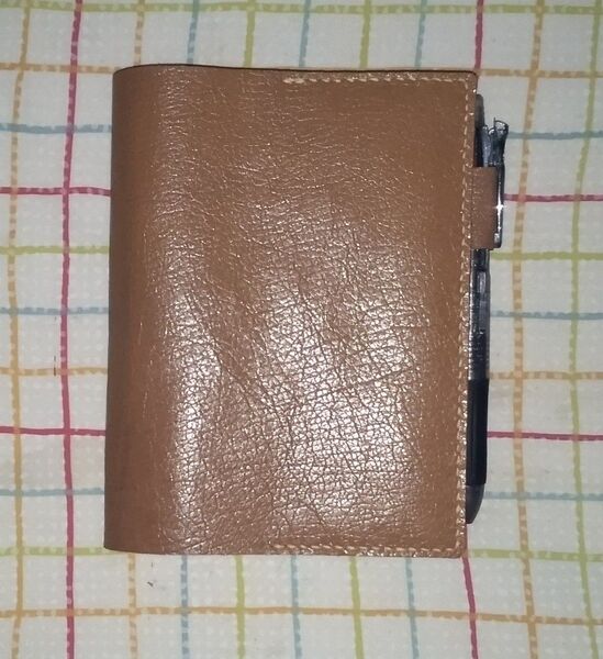 山羊(ヤギ)革製手帳カバー A6 ほぼ日など ナチュラルベージュ