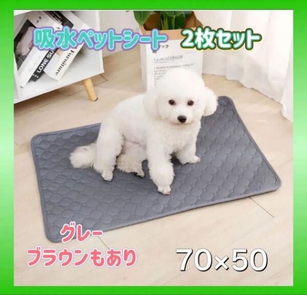 【2枚組】ペットシーツ ペットシート トイレマット おしっこシート 洗える 防水 洗える 猫 犬 吸水 洗濯可