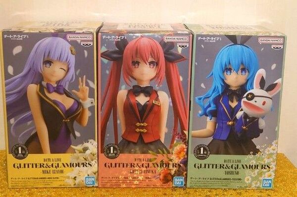 DATE A LIVE グリッター グラマラス よしの 誘宵美九 五河琴里 3体セット グリグラ