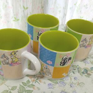 ディズニーマグカップ 三郷陶器 4個セット