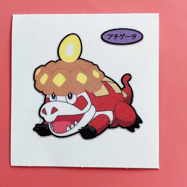 デコキャラシール ポケモンデコキャラシール ポケモン 第一パン アチゲータ