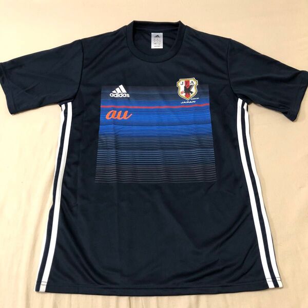 サッカー日本代表ユニフォーム au Lサイズ ホーム アディダス adidas 半袖 ホーム