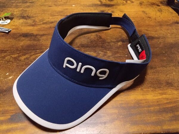 ping ゴルフ用サンバイザー(NAVY)