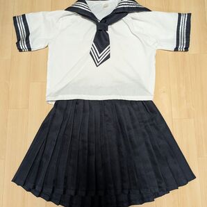 セーラー 上下セット ネクタイ付き コスプレ衣装