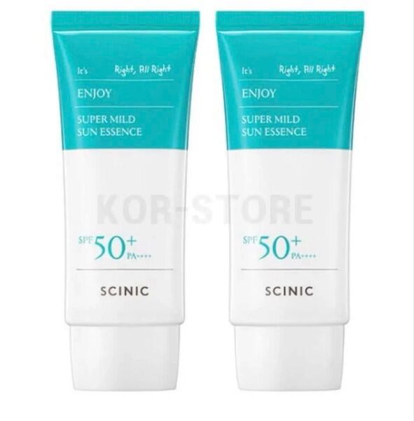 2個 SCINIC エンジョイスーパーマイルドサンブロック 50ml SPF 日焼け止め サイニック