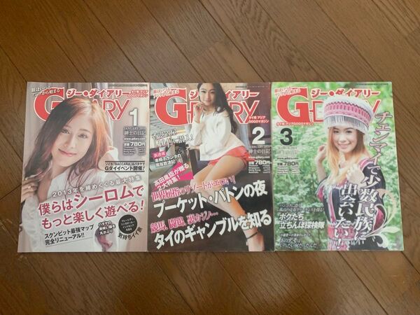 お宝級!新品Gダイアリー3冊セット13タイバンコクジーダイアリーアジアの雑誌丸山ゴンザレス下川裕治