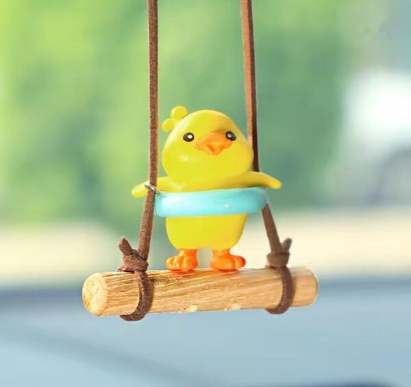 【ラスト1点】アヒル ルームミラー カーアクセサリー