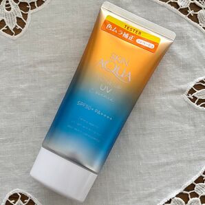 スキンアクア トーンアップUVエッセンス 色ムラ補正 ラテベージュ テスター 未使用 顔・からだ用
