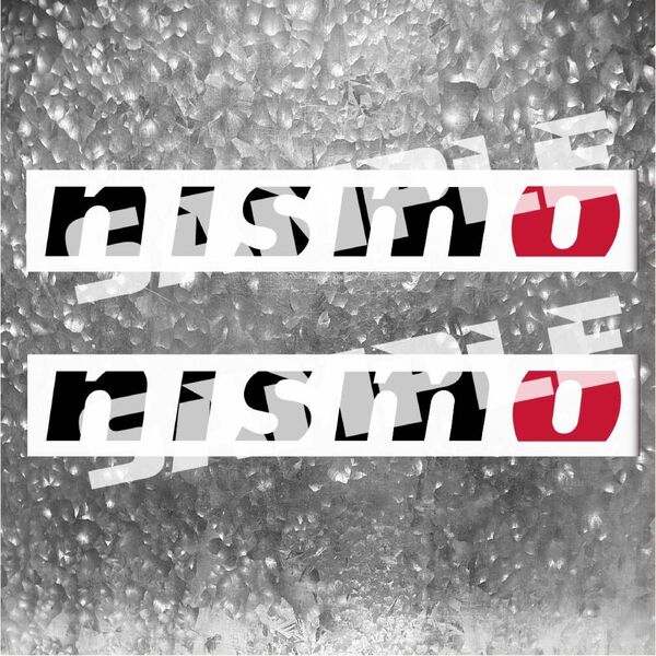 NISMOニスモ カッテングステッカー2枚