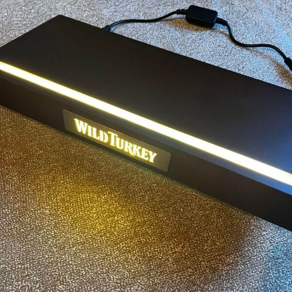 ★非売品★ボトルディスプレイ★ワイルドターキー★LED★WILD TURKEY★バーボンウイスキー★オリジナル★サインネオン★新品