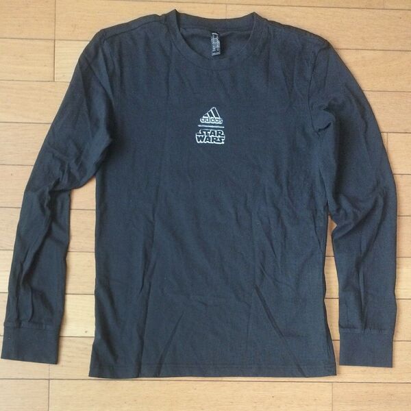 adidas STAR WARS ロングTシャツ 黒 ブラック