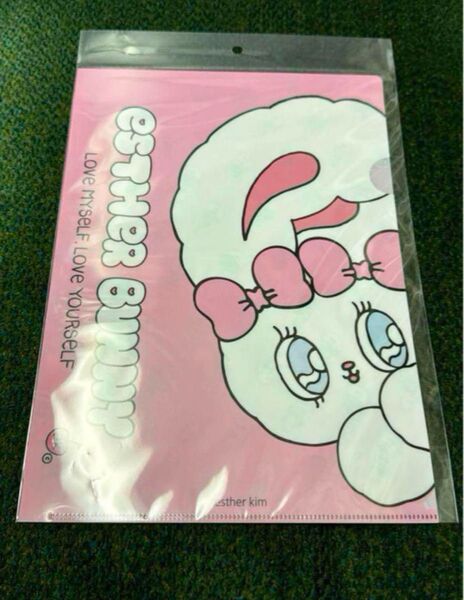 エスターバニー クリームバニー クリアファイル 新品 限定 ポップアップ ピンク