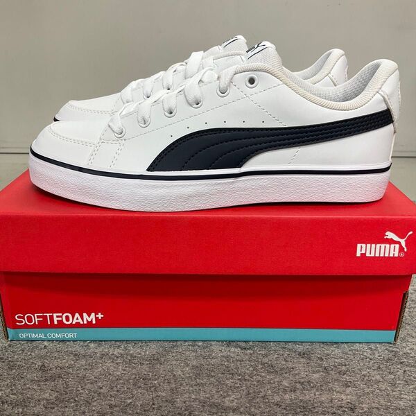 新品PUMA プーマレディーススニーカーカジュアルシューズローカット白 24.5 プーマスニーカー