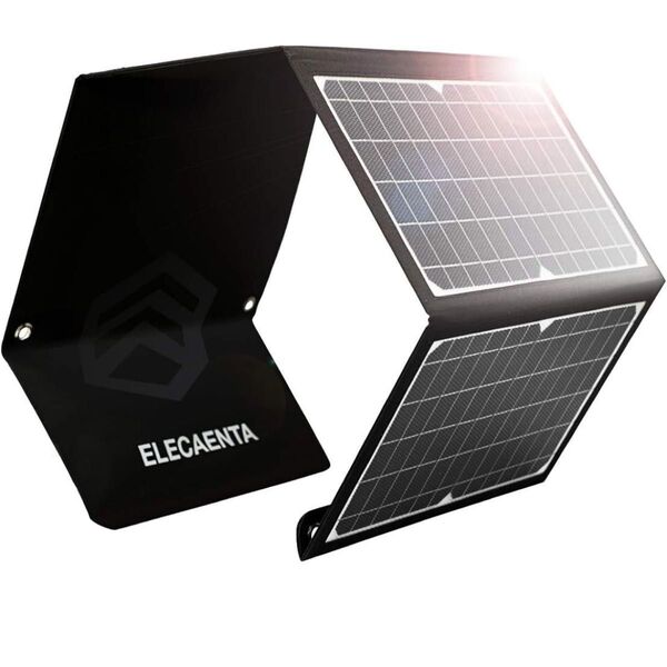 ソーラーチャージャー 3USBポート・軽量・コンパクト!キャンプや災害時に最適 太陽光パネル ソーラー充電器 ソーラーパネル