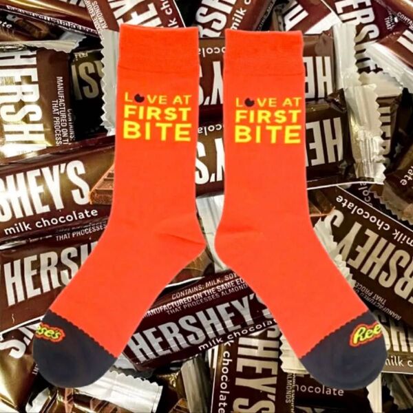 日本未発売 アメリカ HERSHEY'S ハーシーズ REESE'S リーシーズ 靴下 ソックス 輸入 雑貨 アメトイ