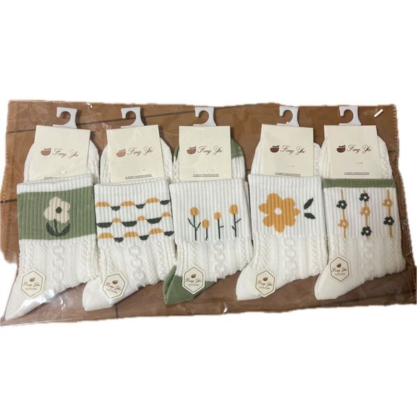 クルーソックス5足セット