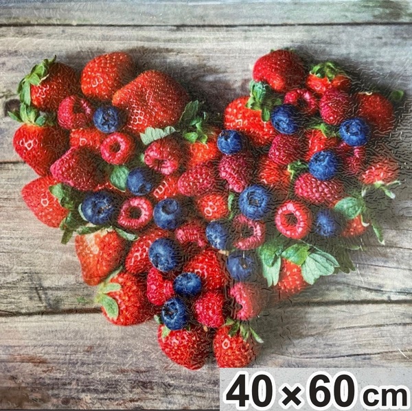 新品!未開封 40×60 可愛いハート 玄関マット キッチンマット 裏に滑り止め有り