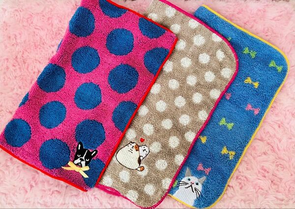 タオルハンカチ3枚セット