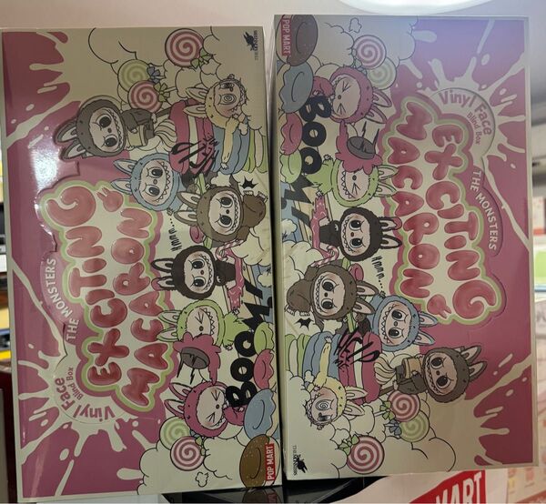 POPMART LABUBU THE MONSTERS マカロンぬいぐるみ 2セット