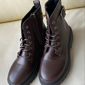 厚底 サイドジッパーブーツ レディース 新品