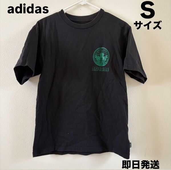 セール価格 adidas Tシャツ アディダス Sサイズ 半袖 黒 ブラック